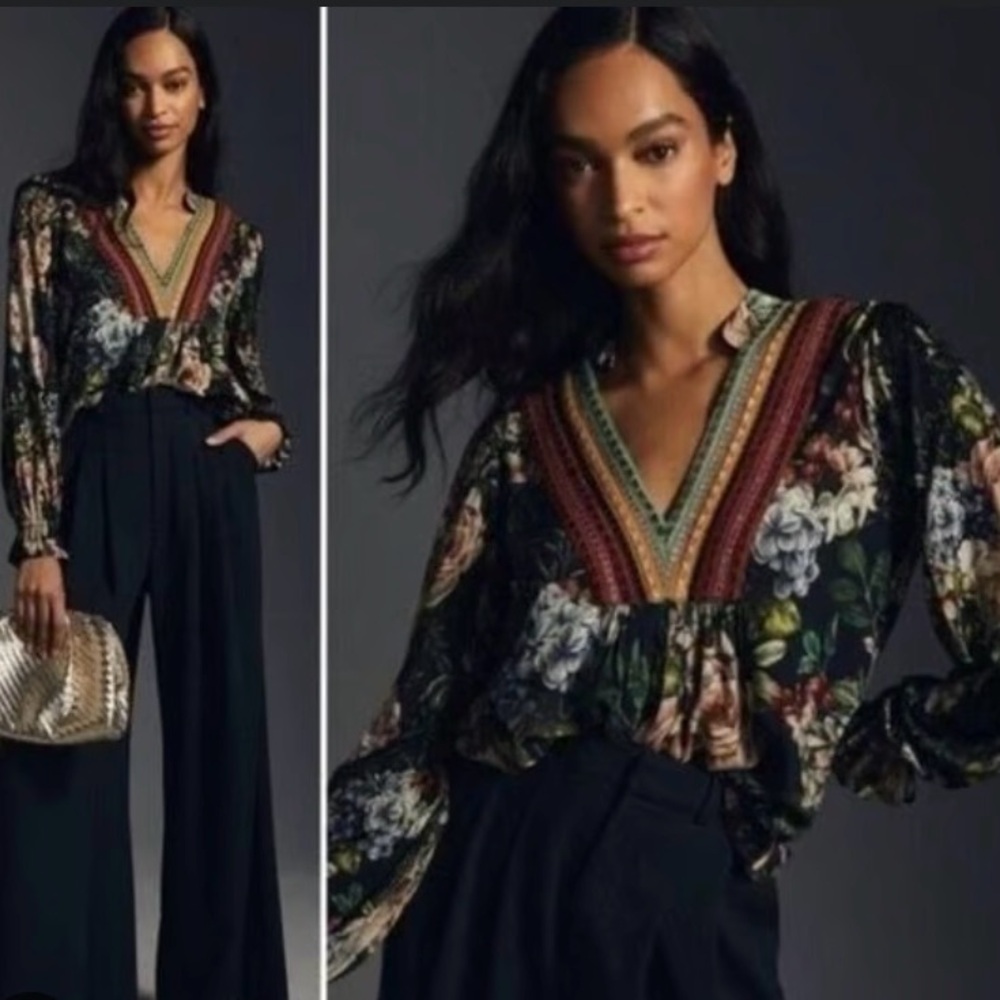 Stephanie Long-Sleeve Top - Bl-nk